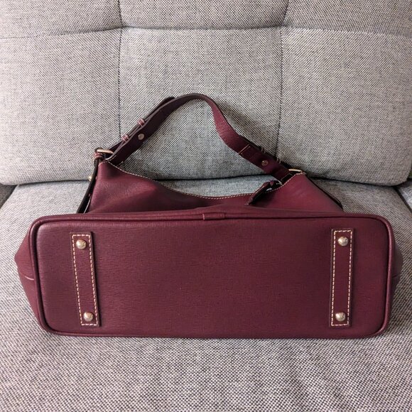 Dooney & Bourke Burgundy Shoulder Bag - Picture 5 of 6
